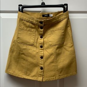 BDG A Line button skirt